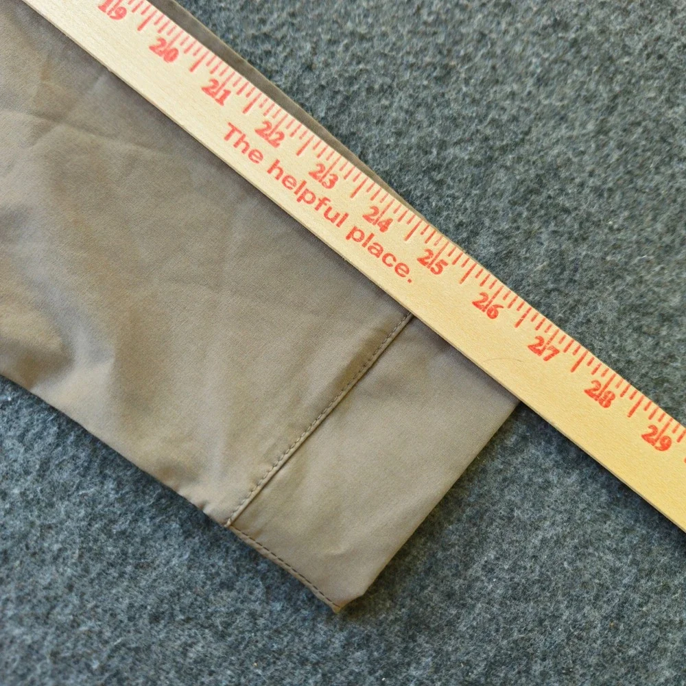 LEG3ND Tan Full Zip Performance Jacket Sz L Packable Windbreaker Running Stretch